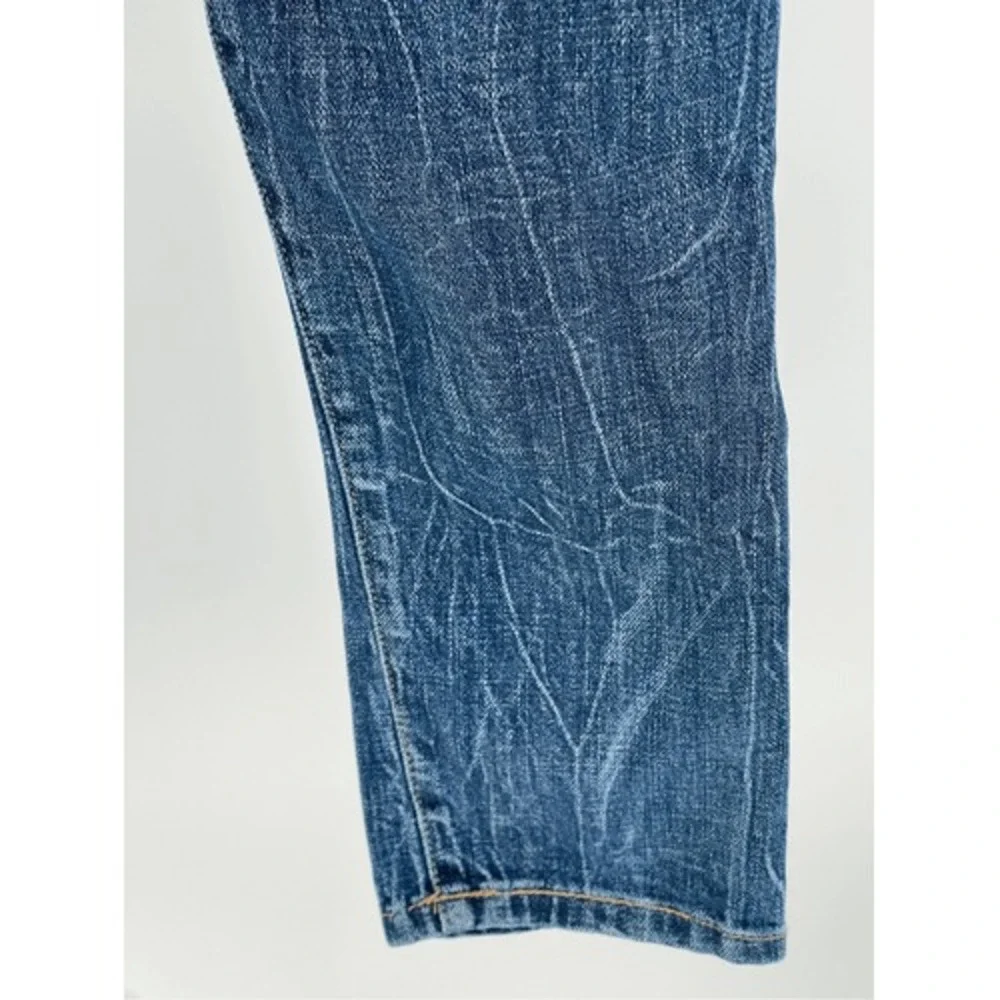 Current Elliot Jeans Women's Size 25 Straight Leg‎ Blue Acid Wash Low Rise